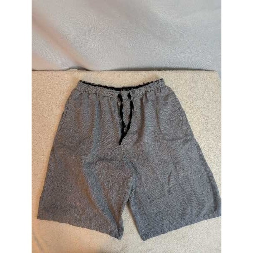 Hanes Mens Medium 32-34 Gray Shorts Loungewear Sleepwear Gym Athleisure